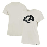 Los Angeles Rams '47 Women's Panthera Frankie T-Shirt - Cream T-shirts