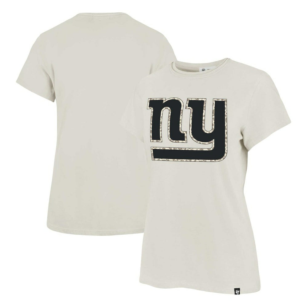 New York Giants '47 Women's Panthera Frankie T-Shirt - Cream T-shirts