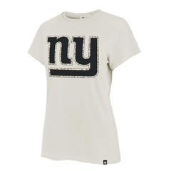 New York Giants '47 Women's Panthera Frankie T-Shirt - Cream T-shirts