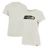 Seattle Seahawks '47 Women's Panthera Frankie T-Shirt - Cream T-shirts