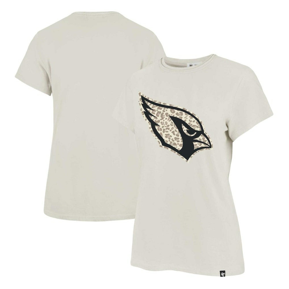 Arizona Cardinals '47 Women's Panthera Frankie T-Shirt - Cream T-shirts