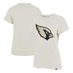 Arizona Cardinals '47 Women's Panthera Frankie T-Shirt - Cream T-shirts