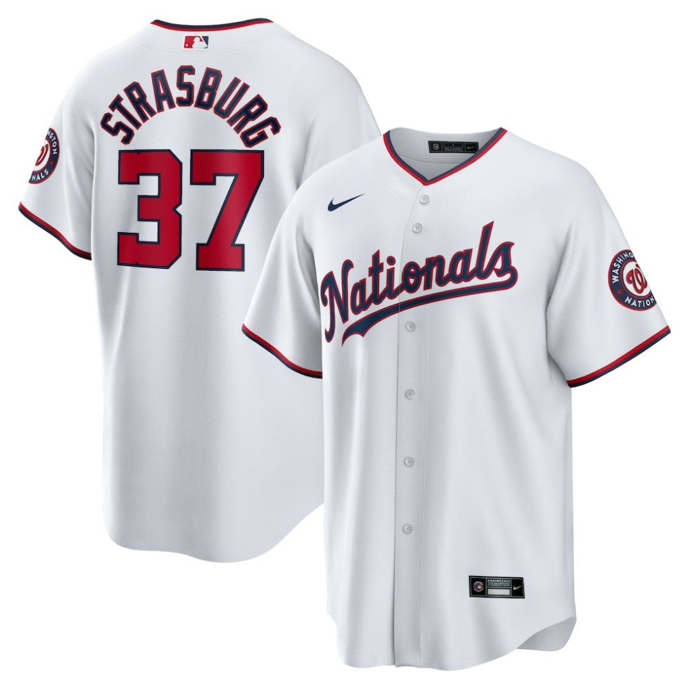 Stephen Strasburg Washington Nationals Nike Home Replica Jersey - White Jerseys