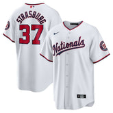 Stephen Strasburg Washington Nationals Nike Home Replica Jersey - White Jerseys