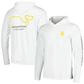 San Diego Padres Vineyard Vines Long Sleeve Hoodie T-Shirt - White Hoodies
