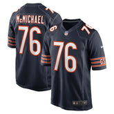 Steve McMichael Chicago Bears Retired Player Game Jersey - Navy Jerseys
