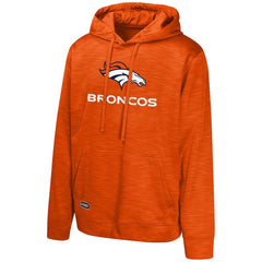 Denver Broncos Streak Fleece Pullover Hoodie - Orange Hoodies