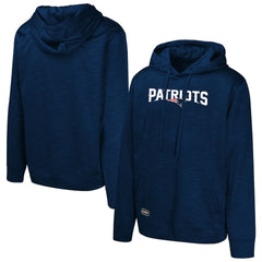 New England Patriots Streak Fleece Pullover Hoodie - Navy Hoodies