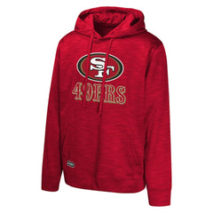 San Francisco 49ers Streak Fleece Pullover Hoodie - Scarlet Hoodies