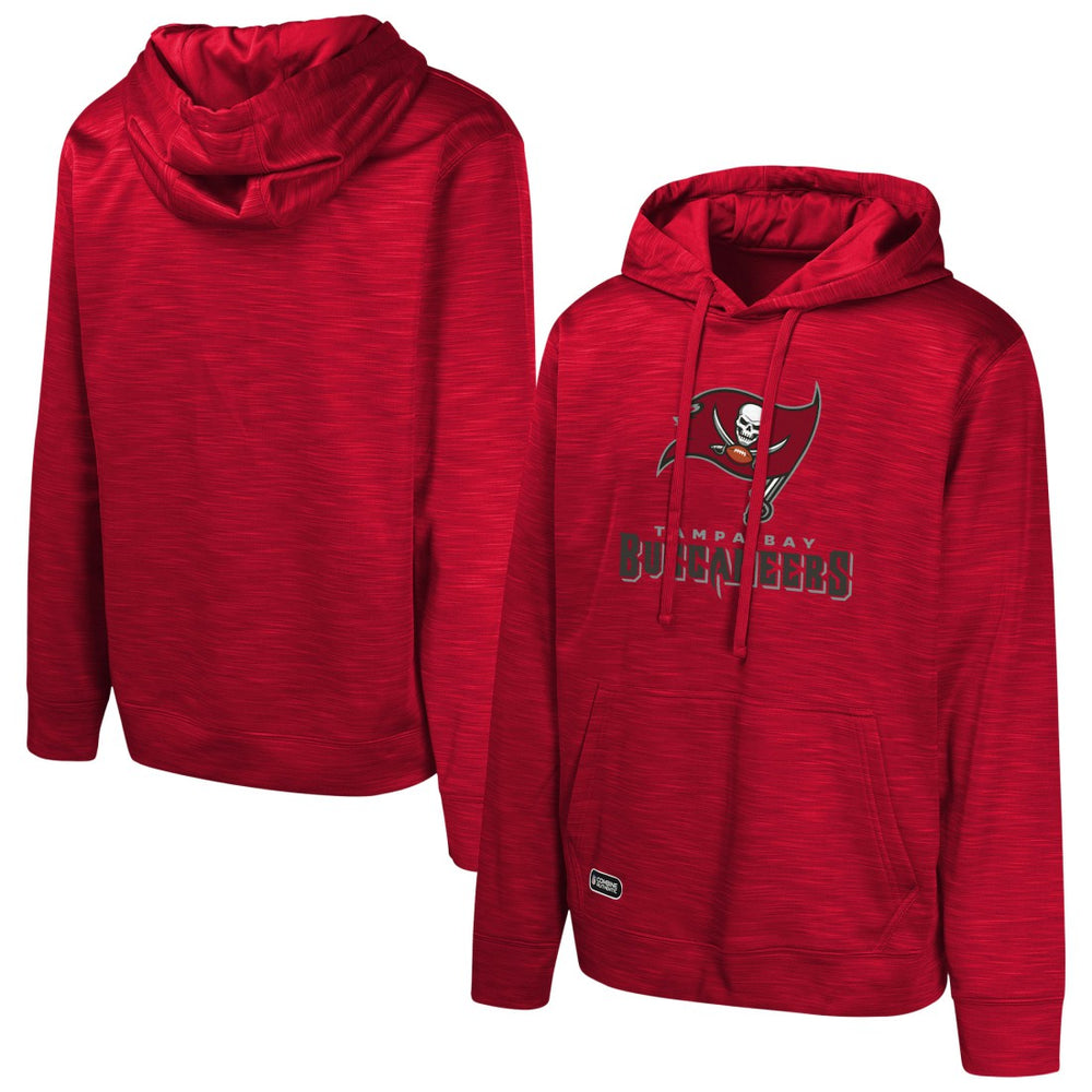Tampa Bay Buccaneers Streak Fleece Pullover Hoodie - Red Hoodies