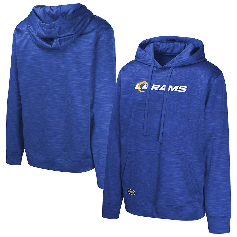 Los Angeles Rams Streak Fleece Pullover Hoodie - Royal Hoodies