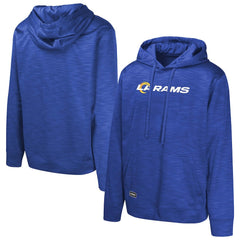 Los Angeles Rams Streak Fleece Pullover Hoodie - Royal Hoodies