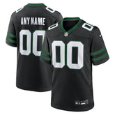 New York Jets Alternate Custom Game Jersey - Legacy Black Jerseys