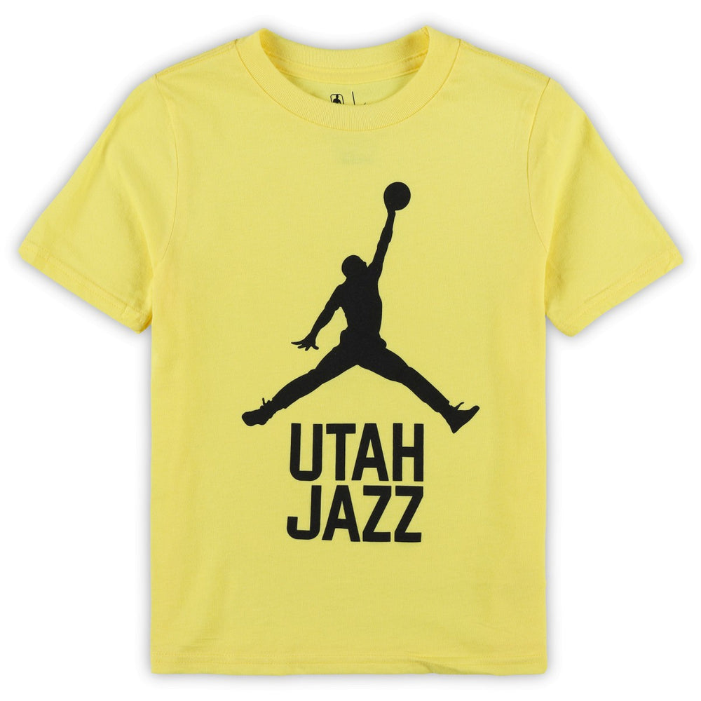 Utah Jazz Jordan Brand Preschool Essential Jumpman T-Shirt Gold