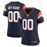 Denver Broncos Women's Alternate Mile High Collection Custom Game Jersey - Navy Jerseys