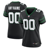 New York Jets Women's Alternate Custom Game Jersey - Legacy Black Jerseys