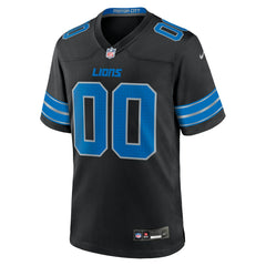 Detroit Lions Alternate Custom Game Jersey - Black Jerseys