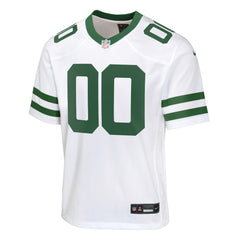 New York Jets Youth Custom Game Jersey - Legacy White Jerseys