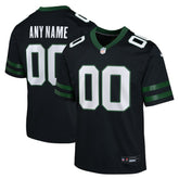 New York Jets Youth Alternate Custom Game Jersey - Black Jerseys