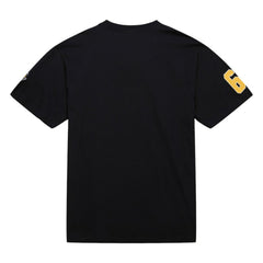 Mario Lemieux Pittsburgh Penguins Mitchell & Ness Premium Nickname Vintage Logo T-Shirt - Black | US 201297204