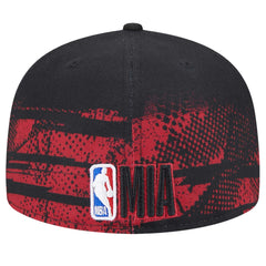 Miami Heat Tip-Off 59FIFTY Fitted Hat Black - New Era