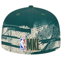 Milwaukee Bucks Tip-Off 59FIFTY Fitted Hat Hunter Green - New Era outlet