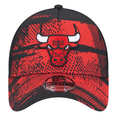 Chicago Bulls Tip Off A-Frame Trucker 9FORTY Adjustable Hat Black/Red - New Era outlet