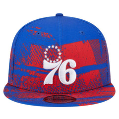 Philadelphia 76ers Tip-Off 9FIFTY Snapback Hat Royal - New Era