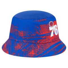 Philadelphia 76ers Tip-Off Bucket Hat Royal/Red - New Era