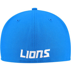 Detroit Lions New Era Team Basic 59FIFTY Fitted Hat - Blue Hats
