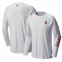 Los Angeles Angels Columbia Terminal Tackle Long Sleeve T-Shirt - White T-shirts