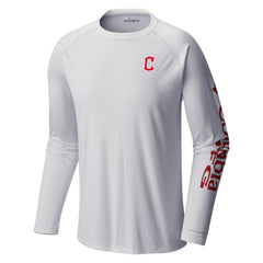 Cleveland Guardians Columbia Terminal Tackle Long Sleeve T-Shirt - White T-shirts