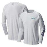 Seattle Mariners Columbia Terminal Tackle Long Sleeve T-Shirt - White T-shirts