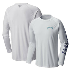 Seattle Mariners Columbia Terminal Tackle Long Sleeve T-Shirt - White T-shirts