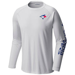 Toronto Blue Jays Columbia Terminal Tackle Long Sleeve T-Shirt - White T-shirts