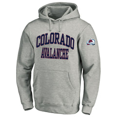 Colorado Avalanche Fanatics Big & Tall Fleece Pullover Hoodie - Heather Gray | US 201302796