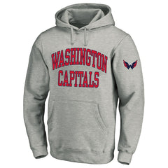Washington Capitals Fanatics Big & Tall Fleece Pullover Hoodie - Heather Gray | US 201302799