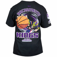 Sacramento Kings Hyperfly Unisex NBA x My Hero Academia All Might Smash T-Shirt Black