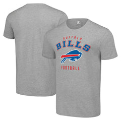 Buffalo Bills Starter Logo T-Shirt - Heather Gray T-shirts