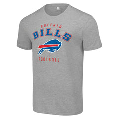 Buffalo Bills Starter Logo T-Shirt - Heather Gray T-shirts