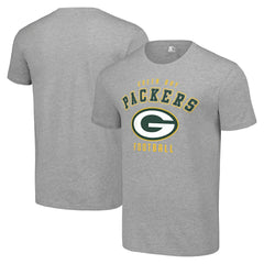 Green Bay Packers Starter Logo T-Shirt - Heather Gray T-shirts