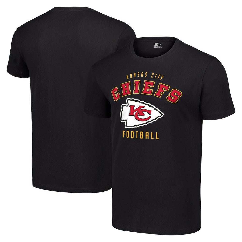 Kansas City Chiefs Starter Logo T-Shirt - Black T-shirts