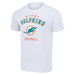 Miami Dolphins Starter Logo T-Shirt - White T-shirts