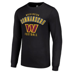Washington Commanders Starter Long Sleeve T-Shirt - Black T-shirts