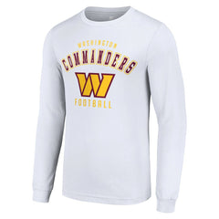 Washington Commanders Starter Long Sleeve T-Shirt - White T-shirts