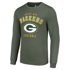 Green Bay Packers Starter Long Sleeve T-Shirt - Green T-shirts