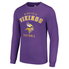 Minnesota Vikings Starter Long Sleeve T-Shirt - Purple T-shirts