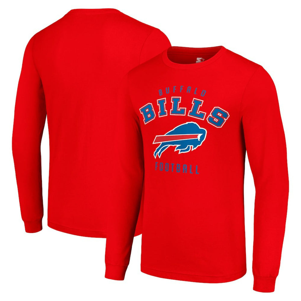 Buffalo Bills Starter Long Sleeve T-Shirt - Red T-shirts