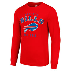 Buffalo Bills Starter Long Sleeve T-Shirt - Red T-shirts