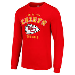 Kansas City Chiefs Starter Long Sleeve T-Shirt - Red T-shirts